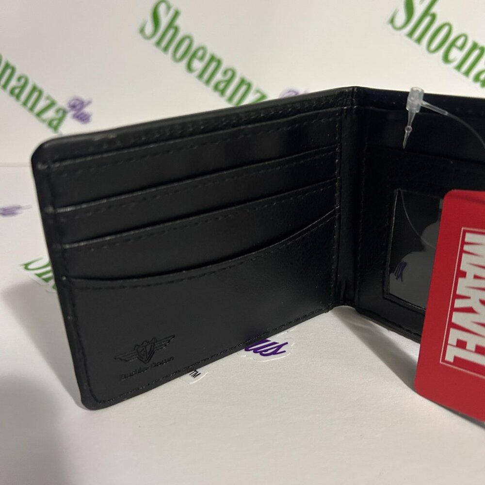Buckle-Down Bi-Fold Wallet Marvel Comics Loki Chibi Scepter Mind Stone Card Slot - Picture 4 of 5